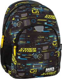 Sac à dos enfant BackUP Cyber Attack 12 l noir