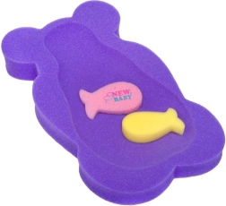 Tapis de bain en mousse New Baby ours violet
