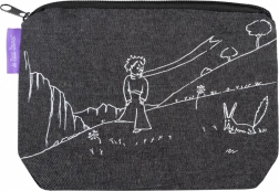 Trousse en denim Le Petit Prince – noire
