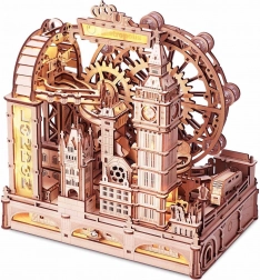 Rokr Puzzle 3D en bois Londres – modèle mécanique avec circuit à billes, 431 pièces