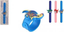 Montre enfant à enroulement automatique dinosaure avec bracelet en silicone