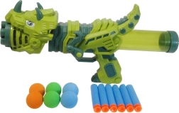 Lanceur dinosaure pour enfants avec projectiles en mousse