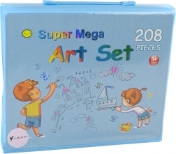 Grande boîte d'art avec 208 pièces