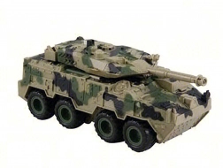 Véhicule militaire à inertie avec effets