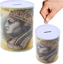 Tirelire en métal billet de 200 PLN 16×12 cm