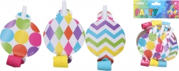 Sifflets de fête Mix 6 pcs
