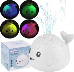 Woopie – Baleine de bain à LED avec jet d’eau
