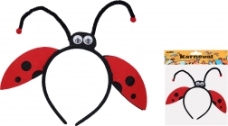 Serre-tête de carnaval Coccinelle