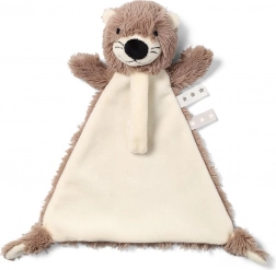 Doudou apaisant BABY ONO Loutre Maggie avec attache-tétine
