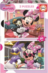 Puzzle Educa Minnie 2x20 pièces