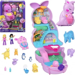 Polly Pocket sac à main kangourou – set de jeu pliable avec figurines