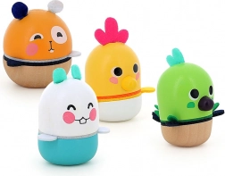 Vilac hochet en bois avec animaux