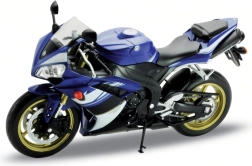 Welly moto Yamaha YZF‑R1 1:10 bleu