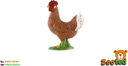 Figurine de poule domestique de 4 cm