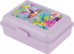 Boîte à déjeuner violette avec motif Colibri