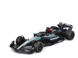 modèle en métal bburago 1:43 mercedes‑amg petronas f1 w15 2024 n°63 george russell