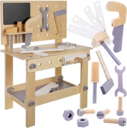 Kruzzel 24820 Atelier en bois pour enfants avec outils