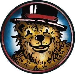 Puzzle rond CURIOSI Picoli – ours, 33 pièces