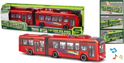 Autobus bi-articulé – véhicule pour enfants avec sons et lumières