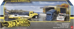 Hot Wheels – coffret premium de 3 voitures et camion d’équipe – Le Mans