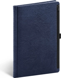 Carnet ligné Notique Hardy bleu 13 × 21 cm