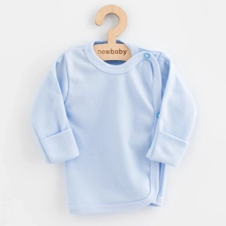chemise pour bébé NEW BABY Classic II bleu 56 (0–3 mois)