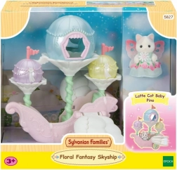 Véhicule volant des fées des fleurs SYLVANIAN FAMILIES avec fée chat