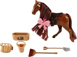 Cheval à coiffer avec accessoires pour enfants