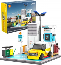 Jeu de construction CaDA Shell station de recharge pour véhicules électriques, 308 pièces