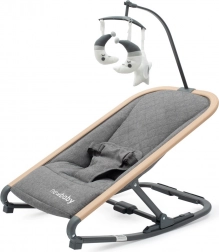 transat à bascule pour enfant Snuggle New Baby gris