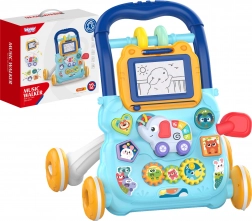 Chariot interactif avec musique et tableau à dessin