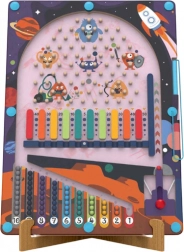 Flipper magnétique Espace 2 en 1 – jeu en bois 2Kids Toys