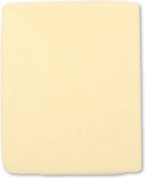 Drap-housse éponge pour lit bébé beige 120 × 60 cm
