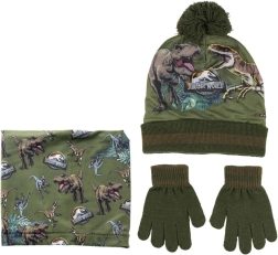 Ensemble de bonnet dinosaure avec gants Jurassic Park