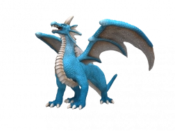 Dragon mythique figurine de l'eau