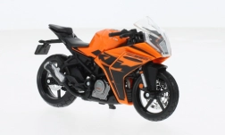 Modèle de moto KTM RC390 1:18 avec socle