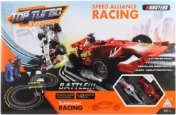 circuit automobile en forme de huit avec adaptateur 100 × 48 × 9 cm