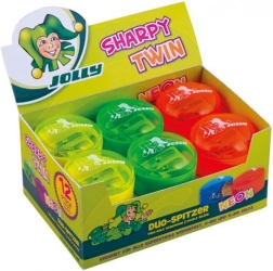 Taille-crayon double avec couvercle