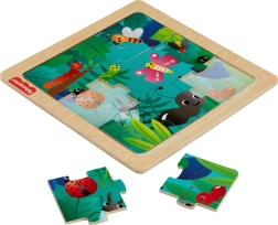 Puzzle en bois Fisher-Price Insectes de la forêt, 10 pièces