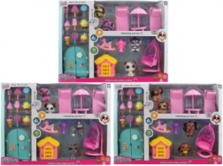 Ensemble d’animaux avec maisonnette et accessoires