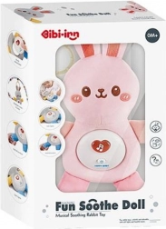 Chipolino peluche doudou Lapin Rose