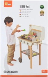 barbecue en bois pour enfants avec 47 accessoires VIGA