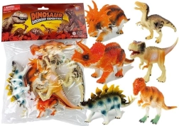 Ensemble de figurines de dinosaures en plastique 10 cm, 6 pièces