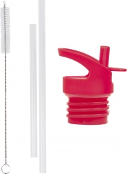 A Little Lovely Company kit d’accessoires pour bouteille inox Cerise