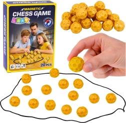 Jeu de logique magnétique pour toute la famille, 20 pierres magnétiques