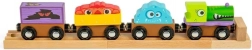 Bigjigs Rail train en bois Monstres