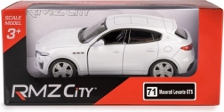 Modèle métallique de voiture MASERATI Levante GTS 2019 1:32 blanc – RMZ City