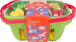 Panier avec aliments à découper – vert clair