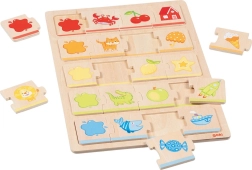 Puzzle en bois Goki Couleurs