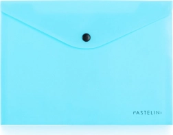 Pochette à pression A5 PASTELINI bleu